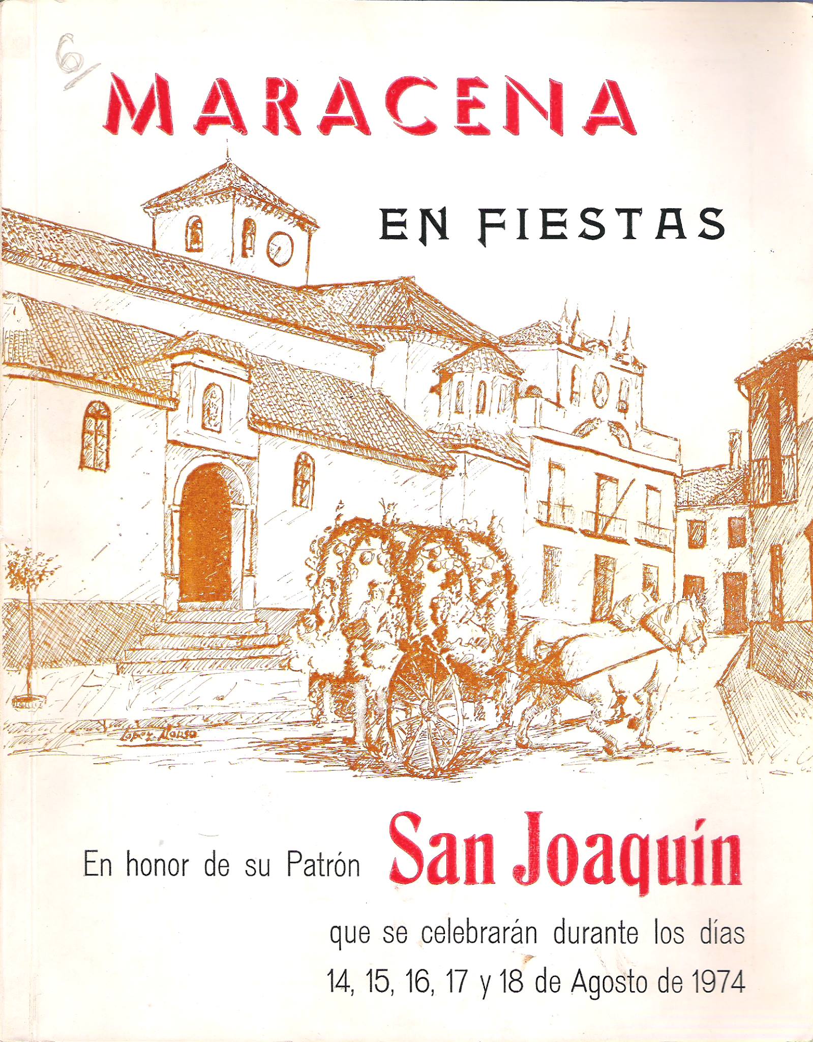 Fiestas en honor de San Joaquín 1974 Maracena